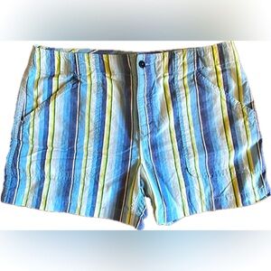 Tommy Hilfiger stripped shorts with back pockets. Women’s size 14